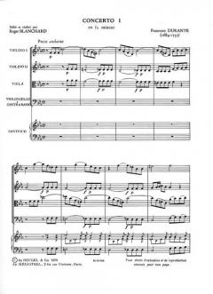 Concerto pour Orchestre A Cordes von Durante im Alle Noten Shop kaufen (Partitur)