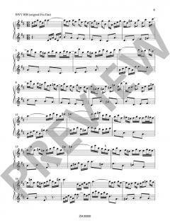 8 Duette nach Präludien von Johann Sebastian Bach (Download) 