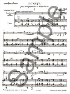 Sonate von Jindrich Feld 