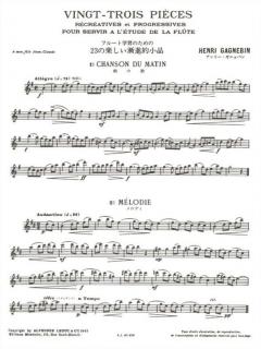 23 Pieces Recreatives et Progressives von Henri Gagnebin 