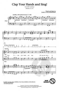 Clap Your Hands and Sing! von Mary Lynn Lightfoot (Download) 