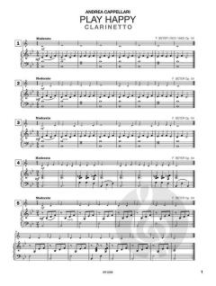 Play Happy (Clarinetto) - edizione con Online Audio e MP3 im Alle Noten Shop kaufen