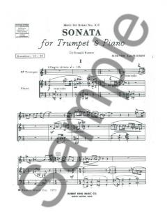 Sonata von Lauridsen für Trompete und Klavier im Alle Noten Shop kaufen