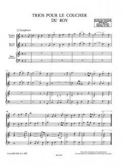 Trios pour Le Coucher Du Roy (Jean Baptiste Lully) 