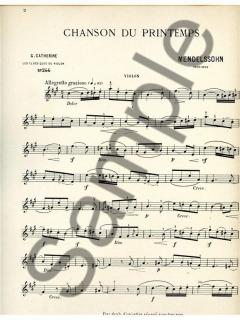 Chanson De Printemps von Felix Mendelssohn Bartholdy 