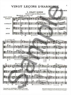 20 Lecons d'Harmonie von Olivier Messiaen 