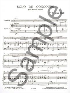 Solo De Concours von Paul Veronge de la Nux für Posaune und Klavier im Alle Noten Shop kaufen
