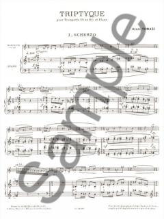 Triptyque von Henri Tomasi für Trompete in C oder B und Klavier im Alle Noten Shop kaufen