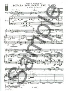 Horn Sonata von Quincy Porter 