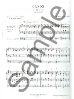 Canon En Si Mineur Op. 56 No.5 von Robert Schumann 