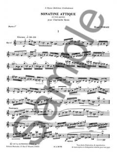 Sonatine Attique von Henri Tomasi 