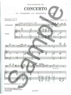 Concerto von Burnet Tuthill für Posaune und Klavier im Alle Noten Shop kaufen