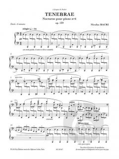 Tenebrae - Nocturne No.6 op. 139 von Nicolas Bacri 