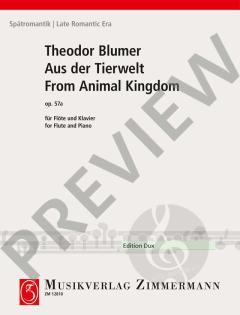 Aus der Tierwelt op. 57a von Theodor Blumer 