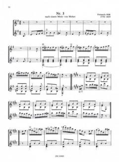 6 ländliche Walzer op. 39 von Fernando Sor 