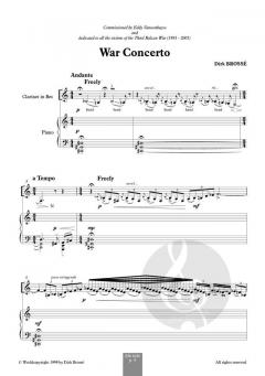 War Concerto von Dirk Brossé 