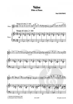 Valse von Paul Chatrou 
