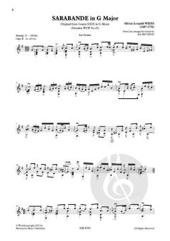 Sonata XXIX (Dresden nr.25) von Silvius Leopold Weiss 