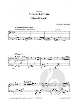 Nicolas Larosse 2 Musical Portraits von François Glorieux 