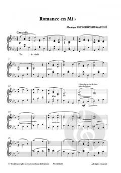 Romance en Mib pour Piano von Monique Pstrokonsky-Gauché 