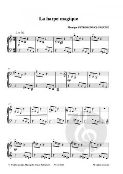 La Harpe Magique pour Piano von Monique Pstrokonsky-Gauché 