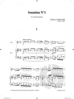 Sonatina no. 1 von Charles Camilleri 