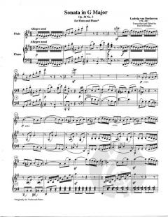 Sonata in G Major, Opus 30, No. 3 von Ludwig van Beethoven 