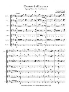 Concerto 'La Primavera' (Spring) von Antonio Vivaldi 