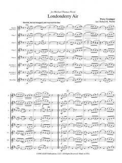 Londonderry Air von Percy Aldridge Grainger 