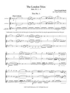 The London Trios von Joseph Haydn 
