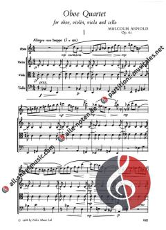 Oboe Quartet von Malcolm Arnold 