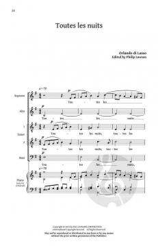 Five French Madrigals von Orlando di Lasso (Download) 