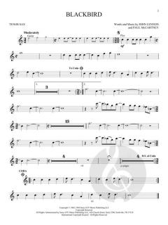 Instrumental Play-Along Tenor Sax von The Beatles 