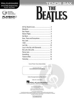 Instrumental Play-Along Tenor Sax von The Beatles 