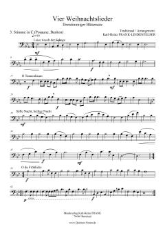 4 Weihnachtslieder für Blechbläsertrio 