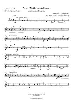 4 Weihnachtslieder für Blechbläsertrio 