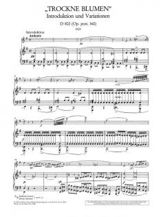 Trockne Blumen Op. posth. 160 D 802 von Franz Schubert 