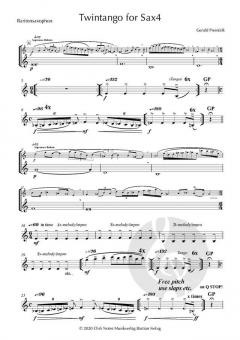 Twintango for Sax4 von Gerald Preinfalk (Download) 