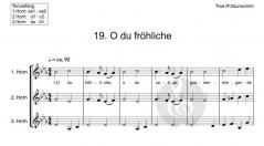 Weihnachtslieder für Horn-Ensemble 