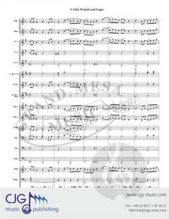 A Little Prelude and Fugue von Richard E. Brown 