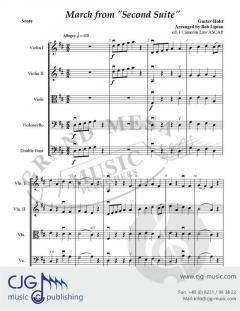 March from Second Suite von Gustav Holst 