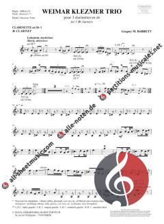 Weimar Klezmer Trio von Gregory M. Barrett 