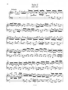 Englische Suiten BWV 806-811 von Johann Sebastian Bach 