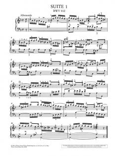 Französische Suiten BWV 812-817 von Johann Sebastian Bach 