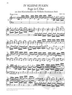 Kleine Präludien und Fughetten von Johann Sebastian Bach 