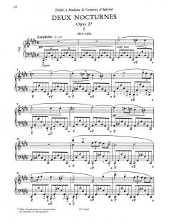 Nocturnes von Frédéric Chopin 