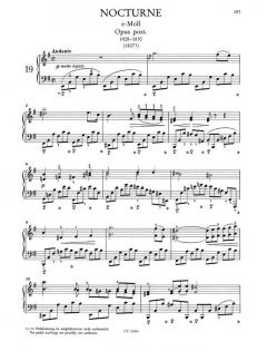 Nocturnes von Frédéric Chopin 