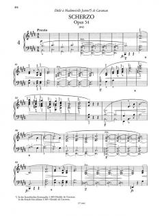 Scherzi von Frédéric Chopin 