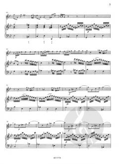 Sonate in g-Moll BWV 1020 von Johann Sebastian Bach 