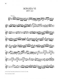 6 Sonaten Band 2 von Johann Sebastian Bach 